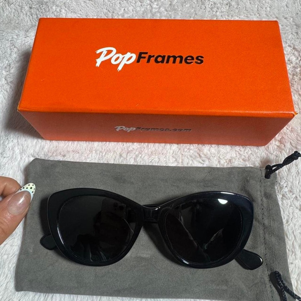 Pop Frames black cat eye sunglasses